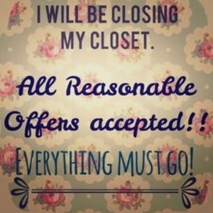 CLOSING MY CLOSET!!
